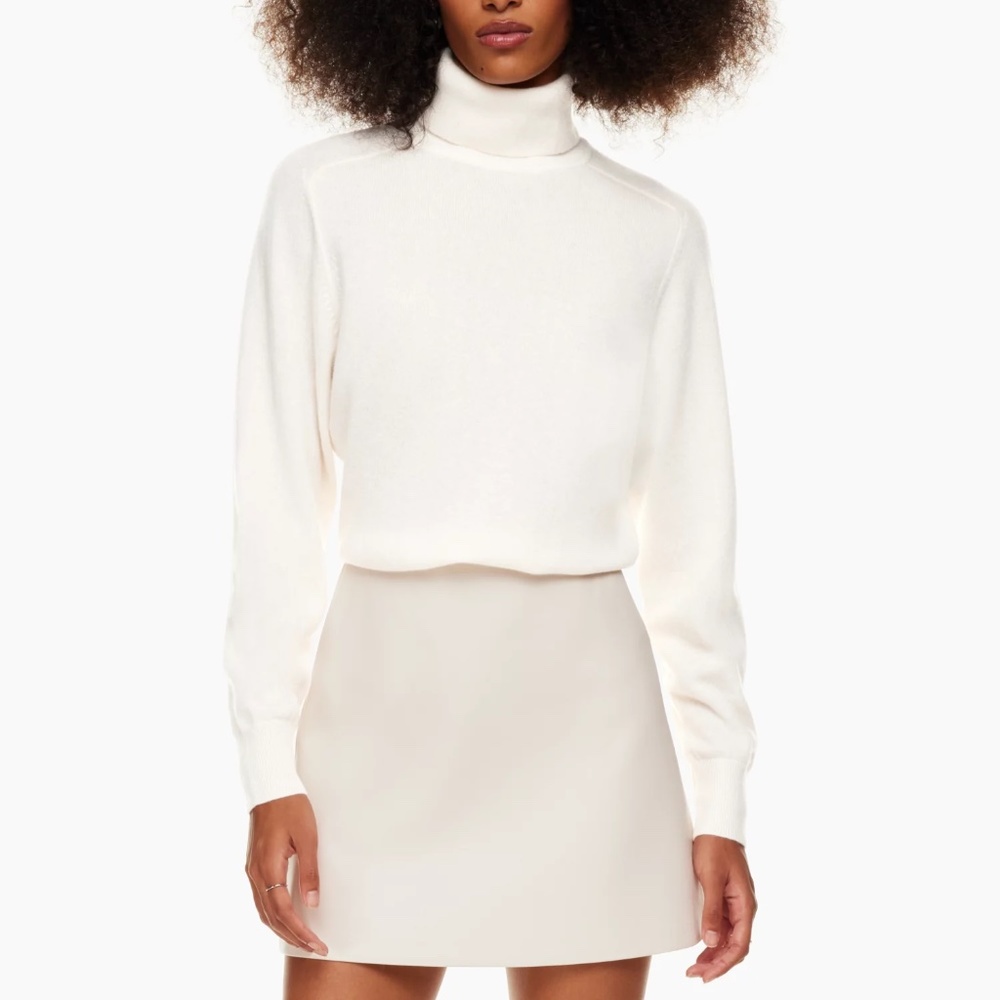 Aritzia Wilfred Cashmere Turtleneck Sweater